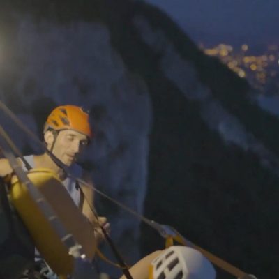 Nuit en falaise à Chambéry
